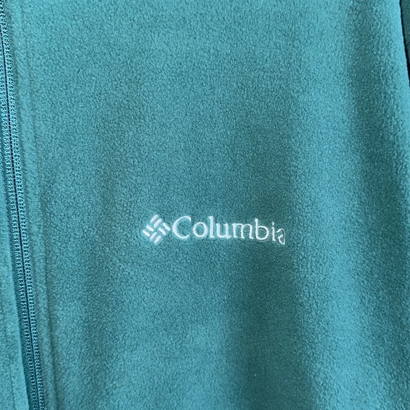 Columbia Fleece Men’s Large Green Jacket. - Picture 3 of 7